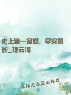 史上第一宠婚，早安机长