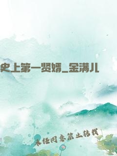 史上第一贤婿