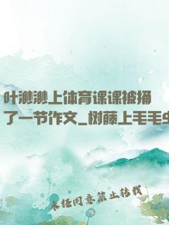 叶渺渺上体育课课被捅了一节作文