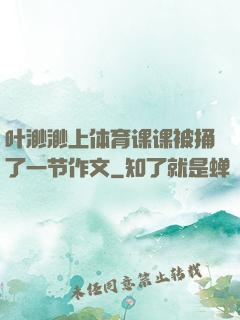 叶渺渺上体育课课被捅了一节作文
