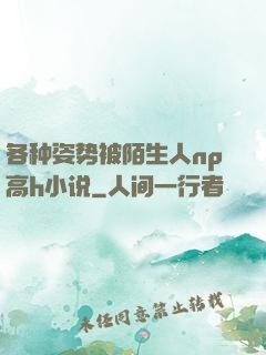 各种姿势被陌生人np高h小说