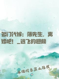 名门代嫁：薄先生，离婚吧！