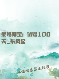 呆妈萌宝：试婚100天