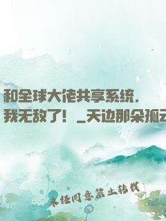 和全球大佬共享系统，我无敌了！