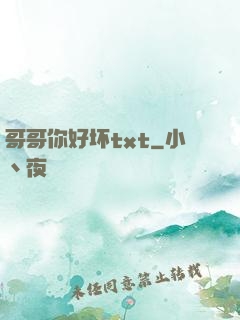 哥哥你好坏txt