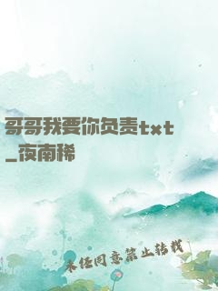 哥哥我要你负责txt