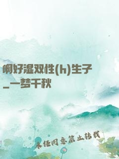 啊好湿双性(h)生子