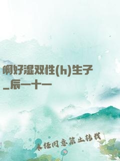 啊好湿双性(h)生子