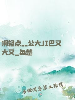 啊轻点灬公大JI巴又大又