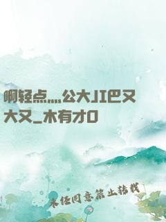 啊轻点灬公大JI巴又大又