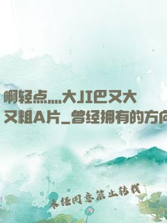 啊轻点灬大JI巴又大又粗A片