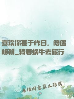 喜欢你甚于昨日，略匮明朝