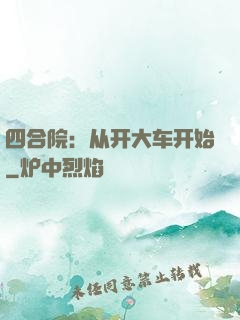 四合院：从开大车开始
