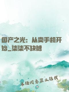 国产之光：从卖手机开始