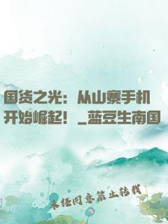 国货之光：从山寨手机开始崛起！