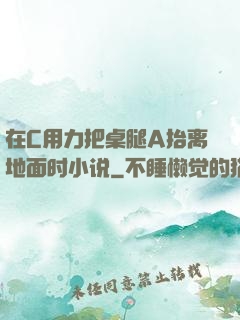 在C用力把桌腿A抬离地面时小说