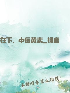 在下，中医黄素