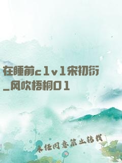 在睡前c1v1宋初衍