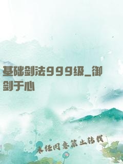 基础剑法999级