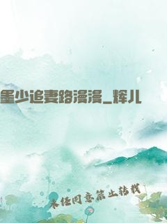 墨少追妻路漫漫