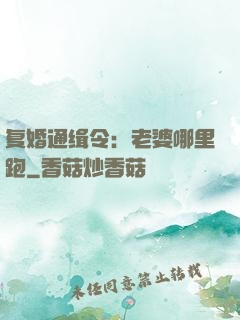 复婚通缉令：老婆哪里跑