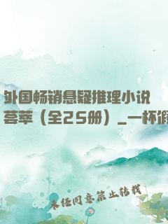 外国畅销悬疑推理小说荟萃（全25册）