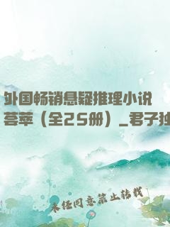外国畅销悬疑推理小说荟萃（全25册）