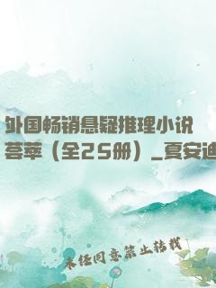 外国畅销悬疑推理小说荟萃（全25册）