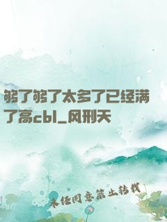 够了够了太多了已经满了高cbl