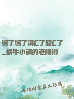 够了够了满C了超C了