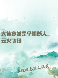 大佬竟然是个机器人