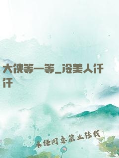 大侠等一等