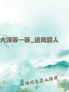 大侠等一等