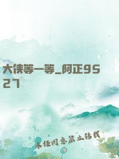 大侠等一等