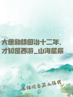 大唐励精图治十二年，才知是西游