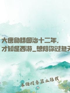 大唐励精图治十二年，才知是西游
