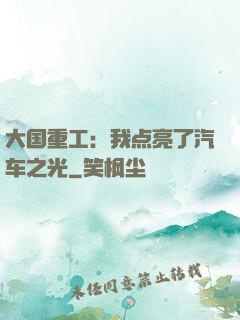 大国重工：我点亮了汽车之光