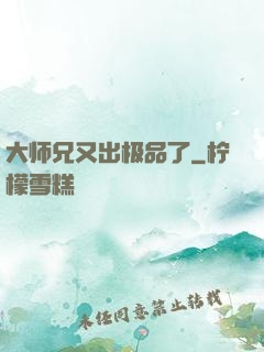 大师兄又出极品了