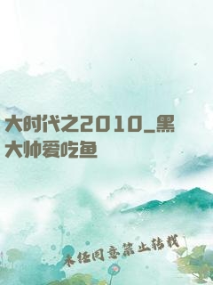 大时代之2010