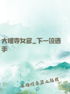大理寺女官