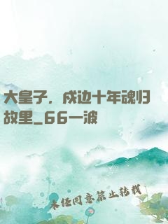 大皇子，戍边十年魂归故里