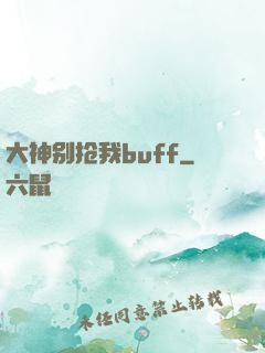 大神别抢我buff
