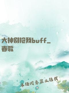 大神别抢我buff