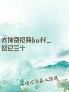 大神别抢我buff