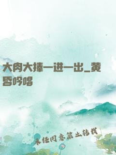 大肉大捧一进一出