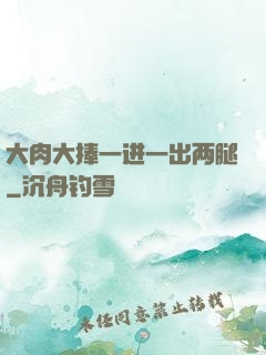 大肉大捧一进一出两腿