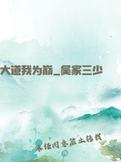 大道我为巅