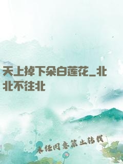 天上掉下朵白莲花