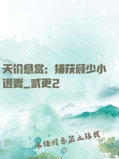 天价悬赏：捕获顾少小逃妻