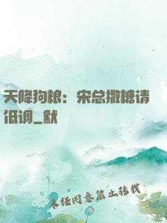 天降狗粮：宋总撒糖请低调